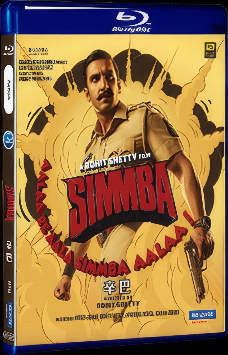 Simmba (2018) Movie 1-Disc Box Set for Gift Collection Blu-ray