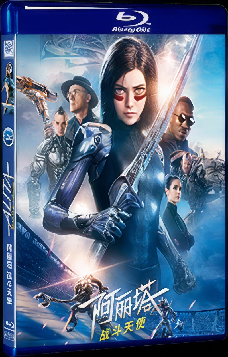 2019 Alita: Battle Angel Movie 1-Disc Box Set for Gift Collection Blu-ray