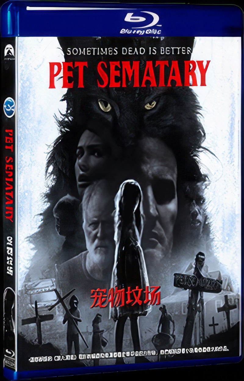 2019 Pet Sematary Movie 1-Disc Box Set for Gift Collection Blu-ray