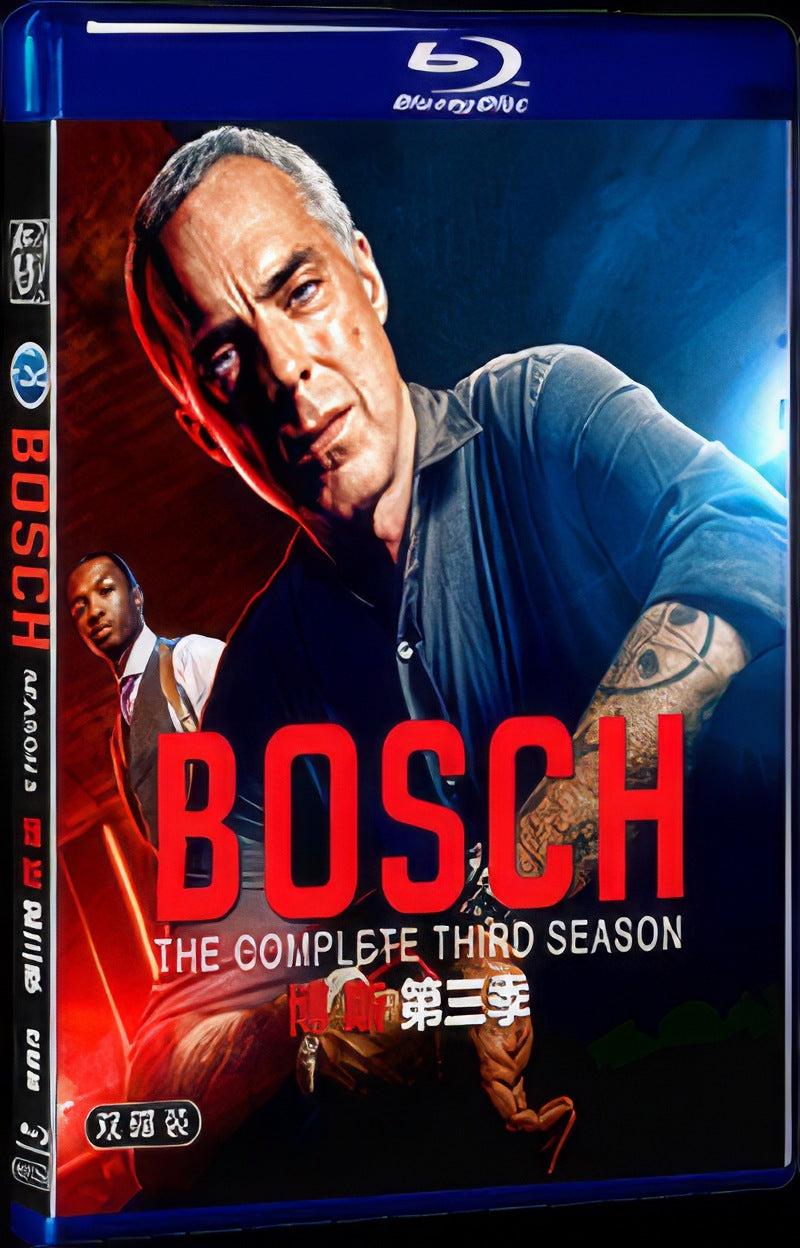 2017 Bosch Season 3 Movie 2-Disc Box Set for Gift Collection Blu-ray