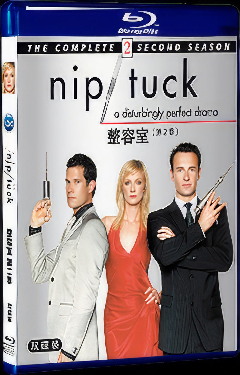 2004 Nip/Tuck Season 2 Movie 2-Disc Box Set for Gift Collection Blu-ray