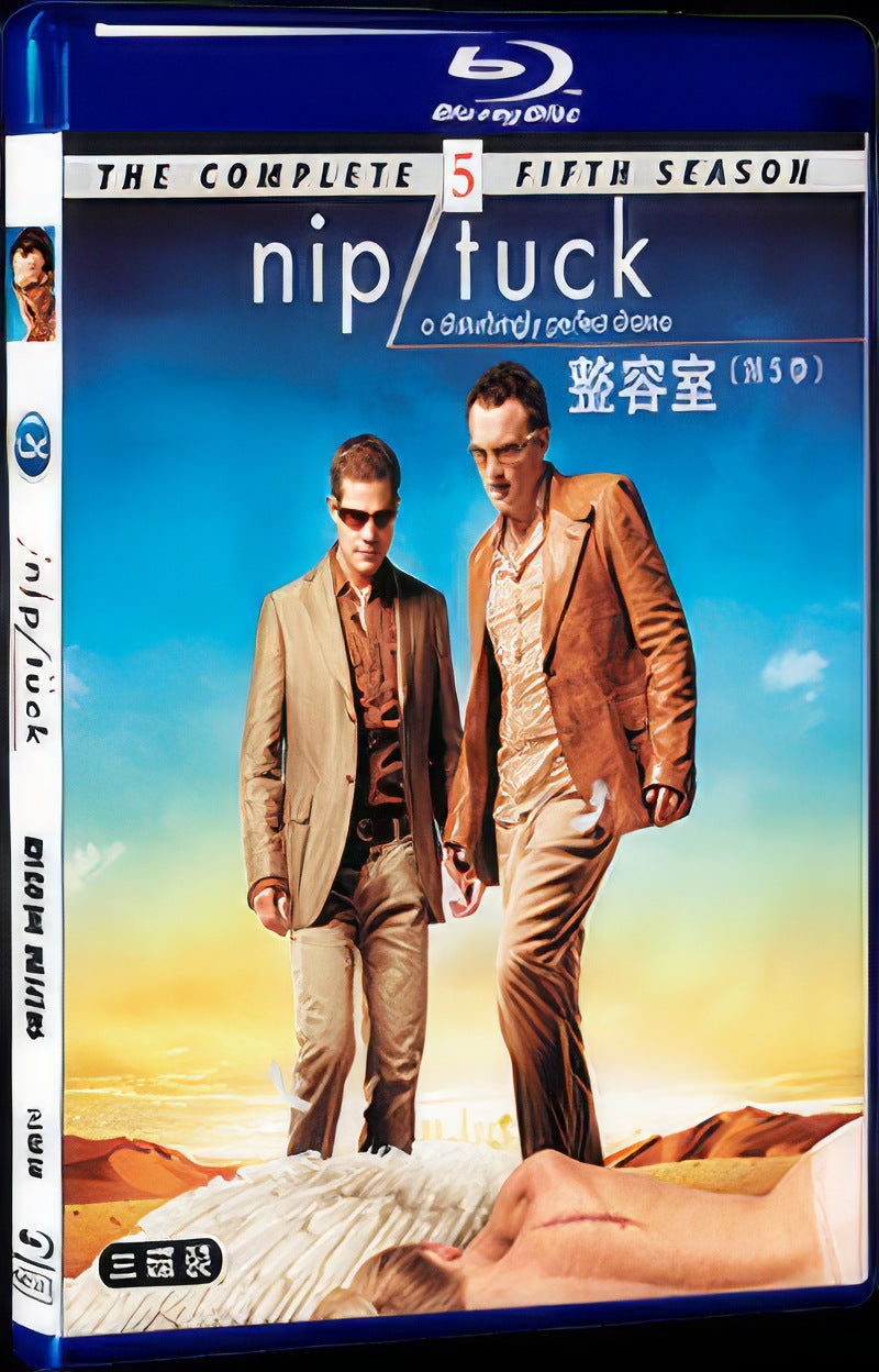 2007 Nip/Tuck Season 5 Movie 3-Disc Box Set for Gift Collection Blu-ray