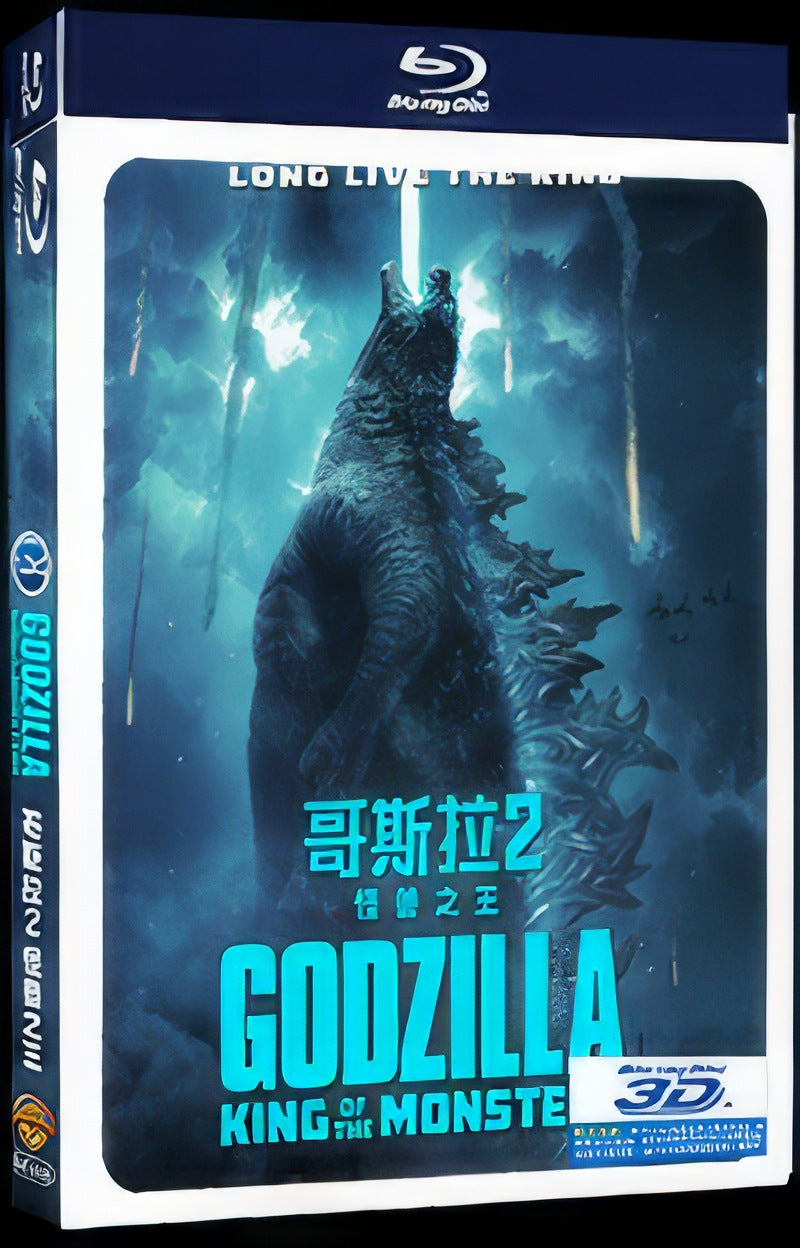 2019 Godzilla: King of the Monsters Movie 1-Disc Box Set for Gift Collection Blu-ray