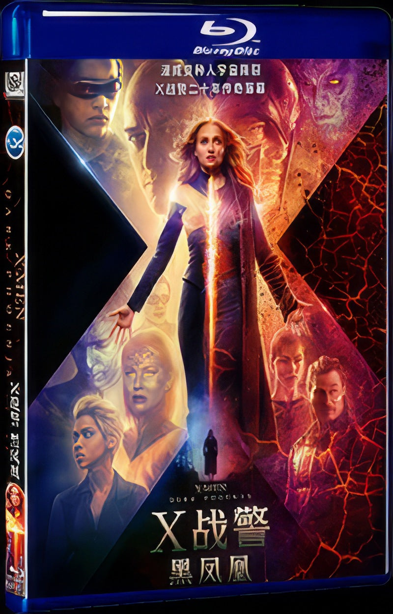 2019 Dark Phoenix Movie 1-Disc Box Set for Gift Collection Blu-ray