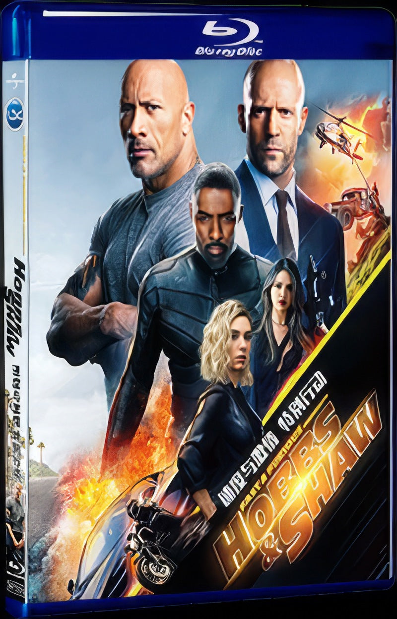2019 Fast & Furious Presents: Hobbs & Shaw Movie 1-Disc Box Set for Gift Collection Blu-ray