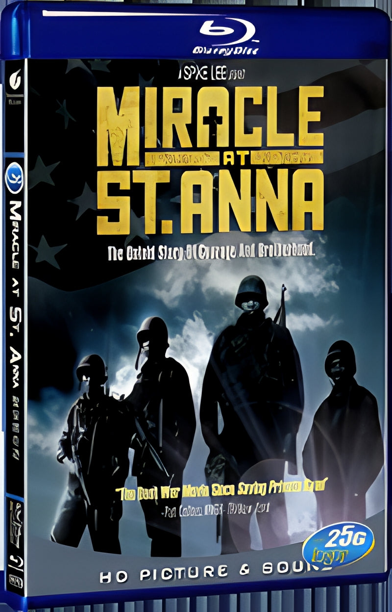 2008 Miracle at St. Anna 1080P for Gift 1-Disc All RegionPlay Seal Box Blu-ray