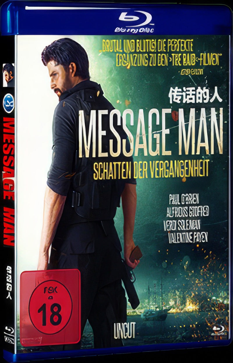 2018 Message Man Movie 1-Disc Box Set for Gift Collection Blu-ray