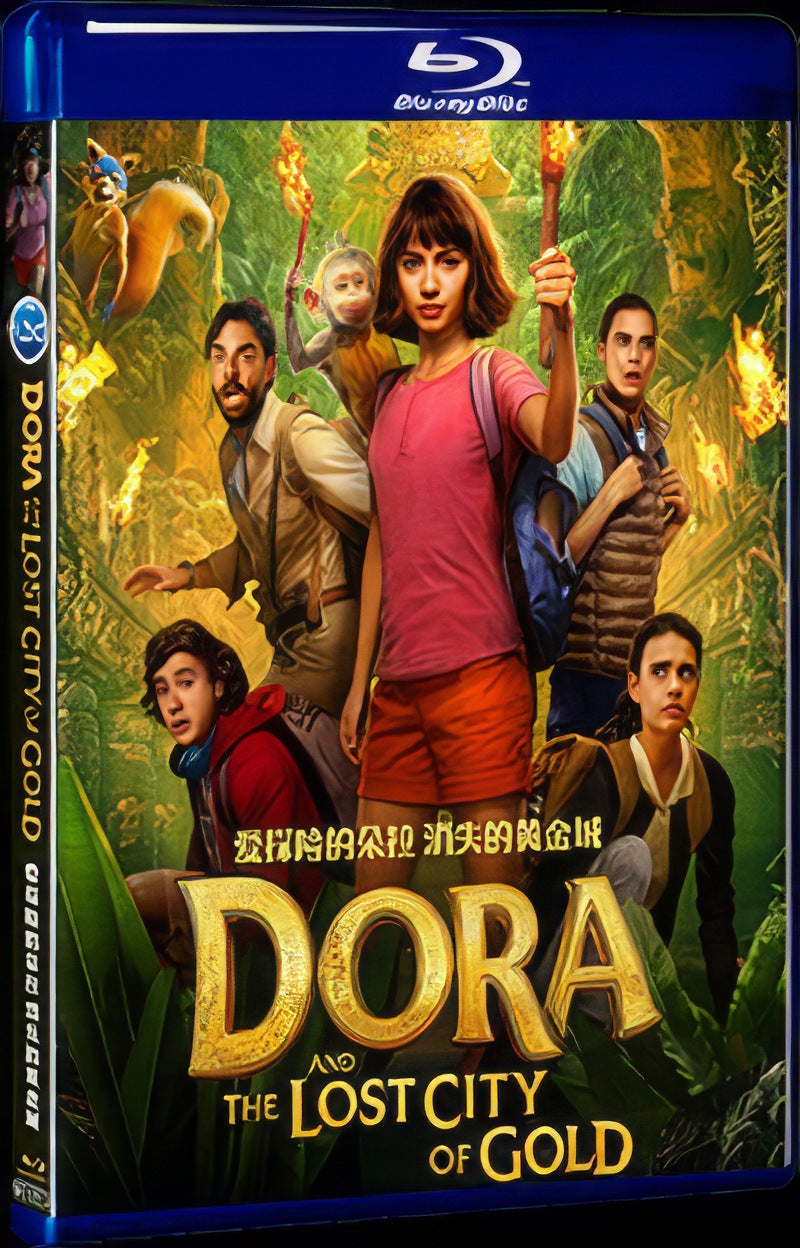 2019 Dora and the Lost City of Gold Movie 1-Disc Box Set for Gift Collection Blu-ray