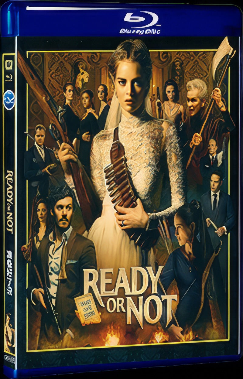 2019 Ready or Not Movie 1-Disc Box Set for Gift Collection Blu-ray