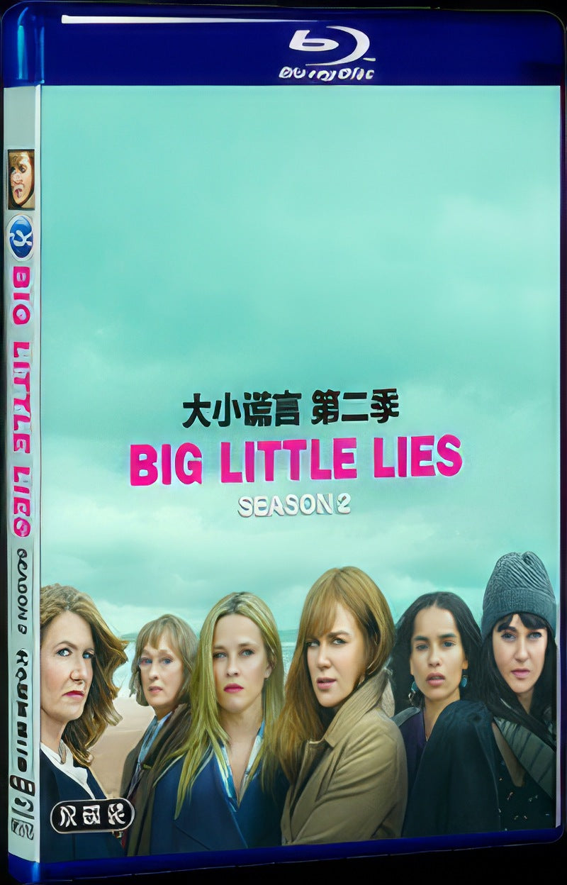 2019 Big Little Lies Season 2 Movie 2-Disc Box Set for Gift Collection Blu-ray
