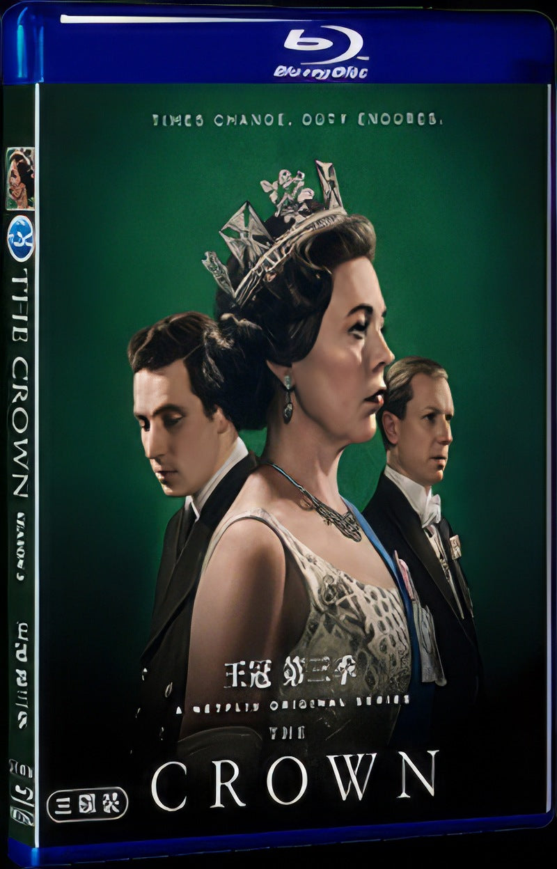 2019 The Crown Season 3 Movie 3-Disc Box Set for Gift Collection Blu-ray