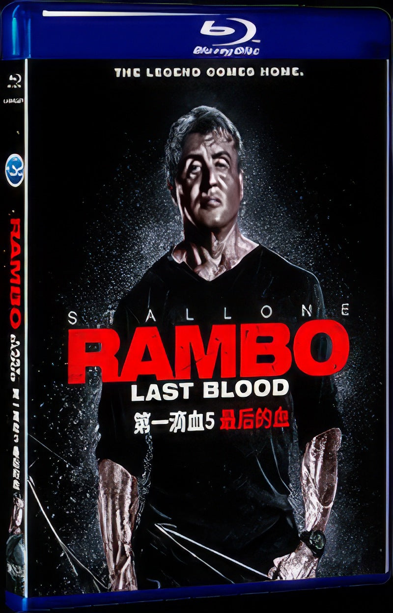 2019 Rambo: Last Blood Movie 1-Disc Box Set for Gift Collection Blu-ray