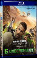 2019 6 Underground Movie 1-Disc Box Set for Gift Collection Blu-ray