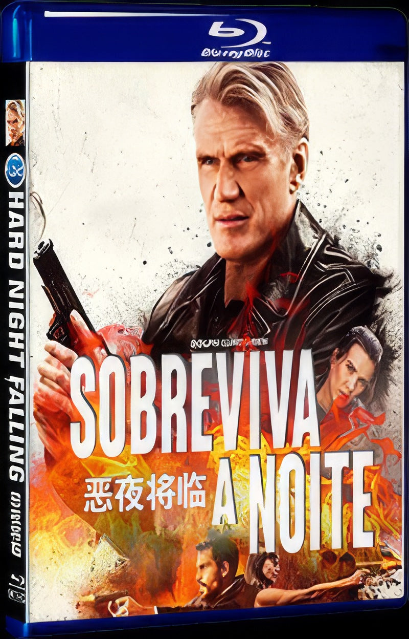 2019 Hard Night Falling Movie 1-Disc Box Set for Gift Collection Blu-ray