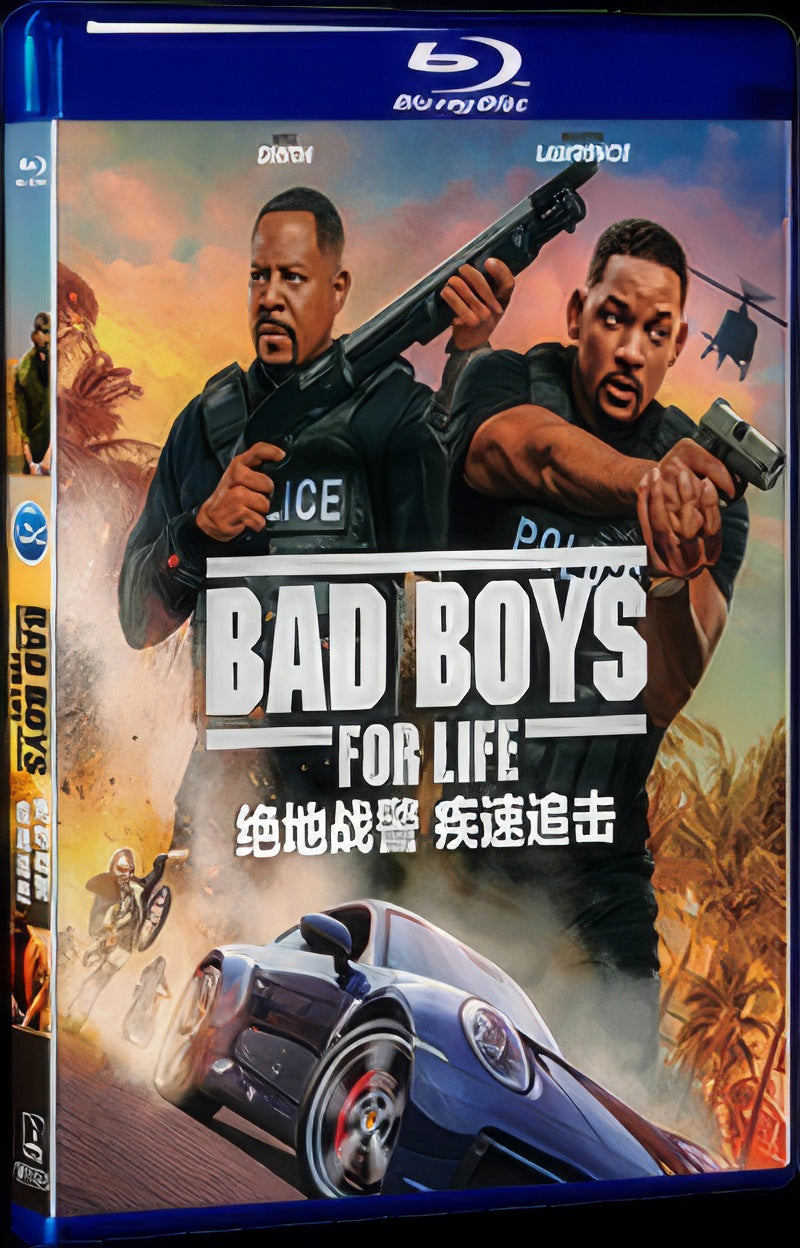 2020 Bad Boys for Life Movie 1-Disc Box Set for Gift Collection Blu-ray