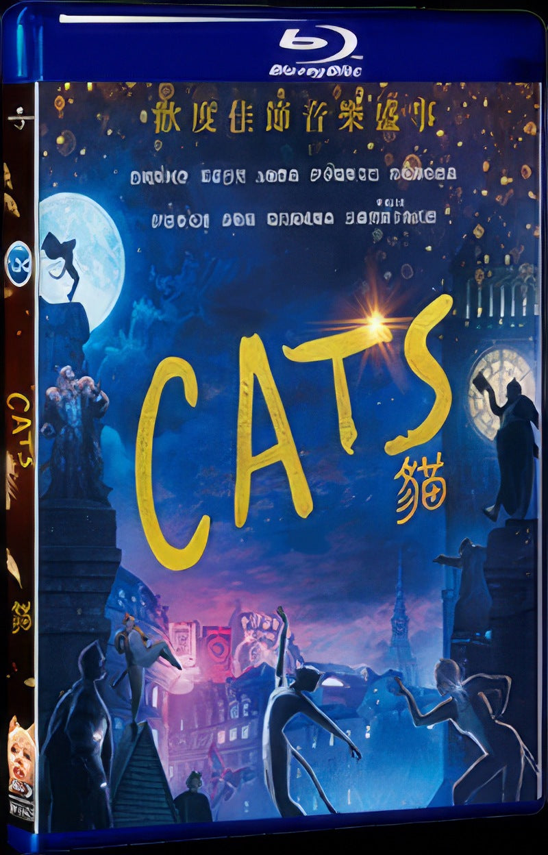 2019 Cats Movie 1-Disc Box Set for Gift Collection Blu-ray