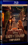 2019 Lady and the Tramp Movie 1-Disc Box Set for Gift Collection Blu-ray