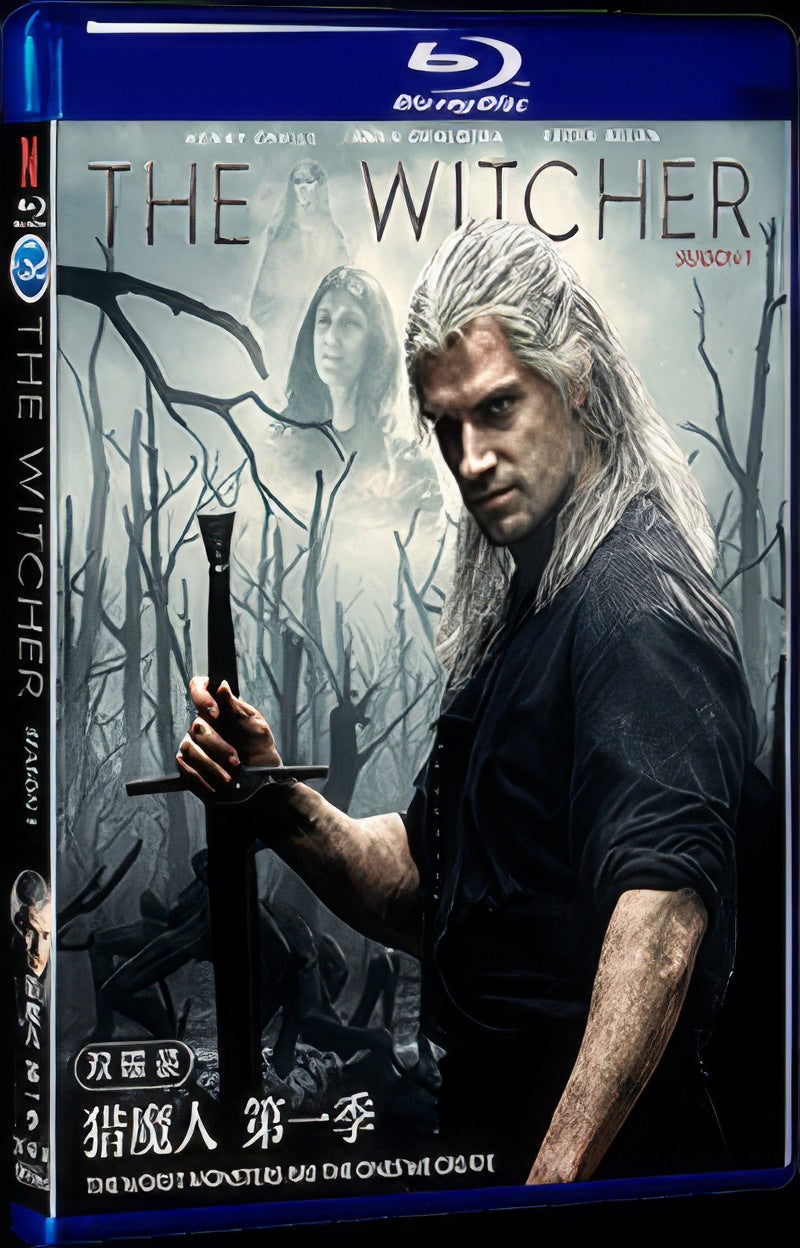 2019 The Witcher Season 1 Movie 2-Disc Box Set for Gift Collection Blu-ray