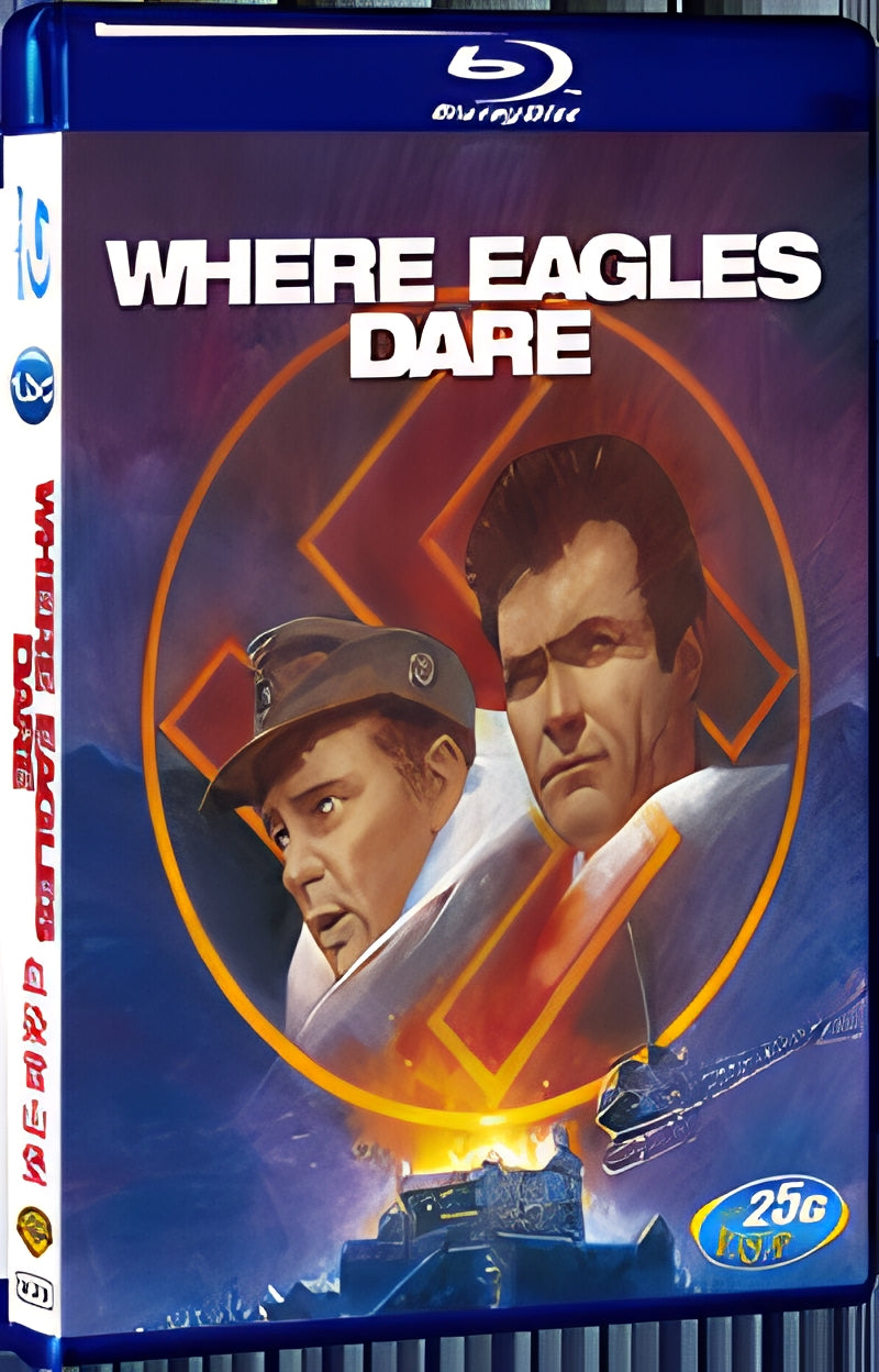 1968 Where Eagles Dare 1080P for Gift 1-Disc All RegionPlay Seal Box Blu-ray