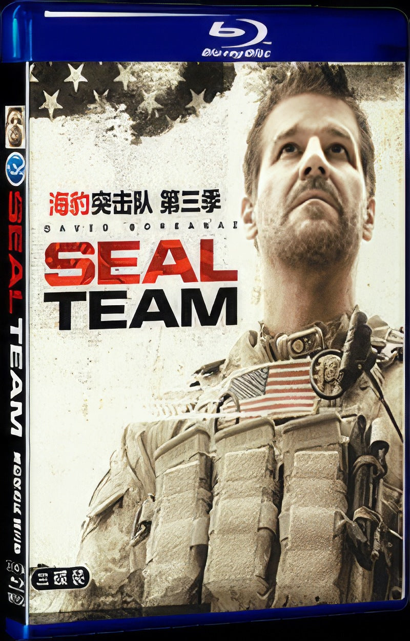 2019 SEAL Team Season 3 Movie 3-Disc Box Set for Gift Collection Blu-ray