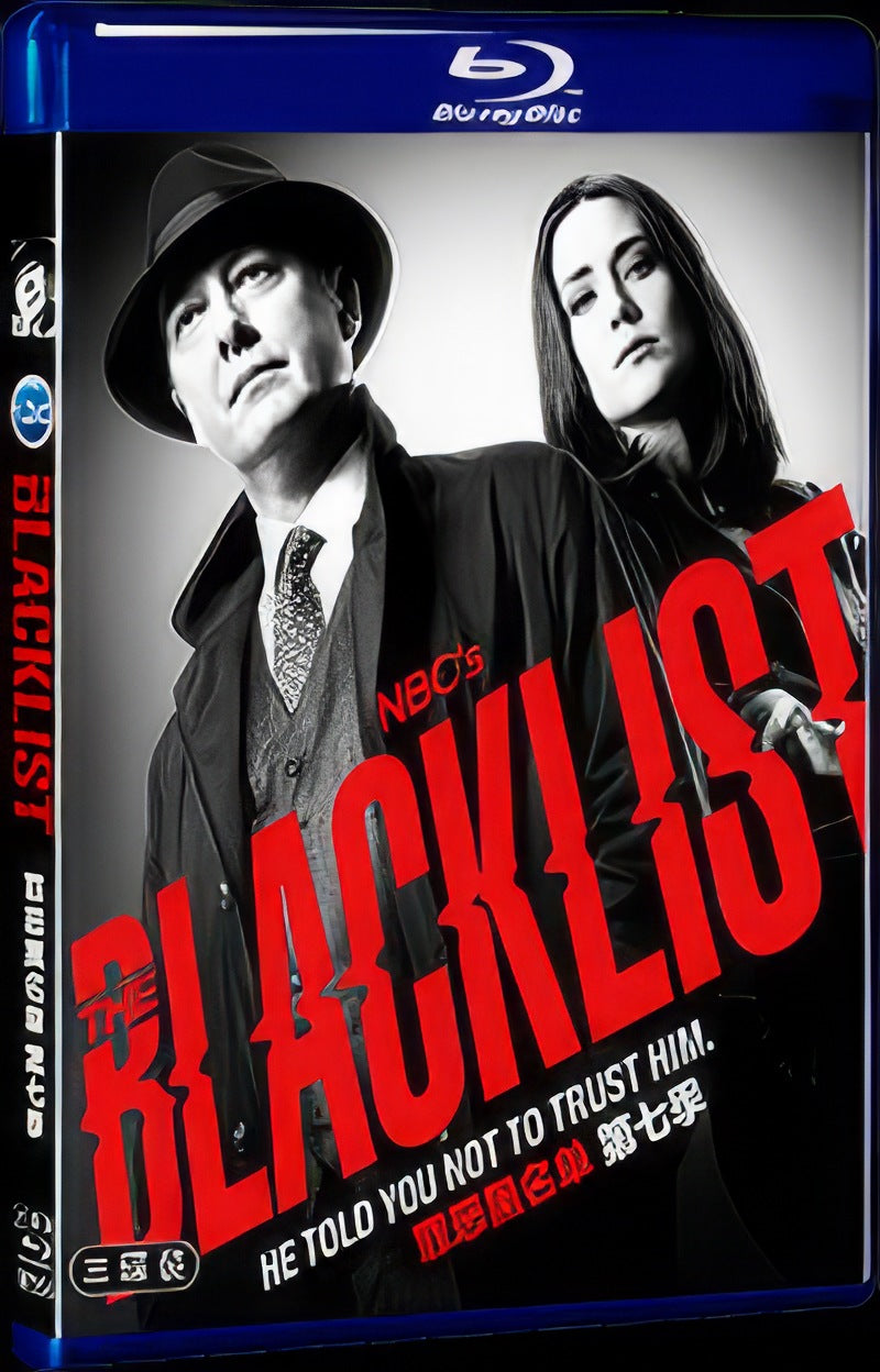 2019 The Blacklist Season 7 Movie 3-Disc Box Set for Gift Collection Blu-ray