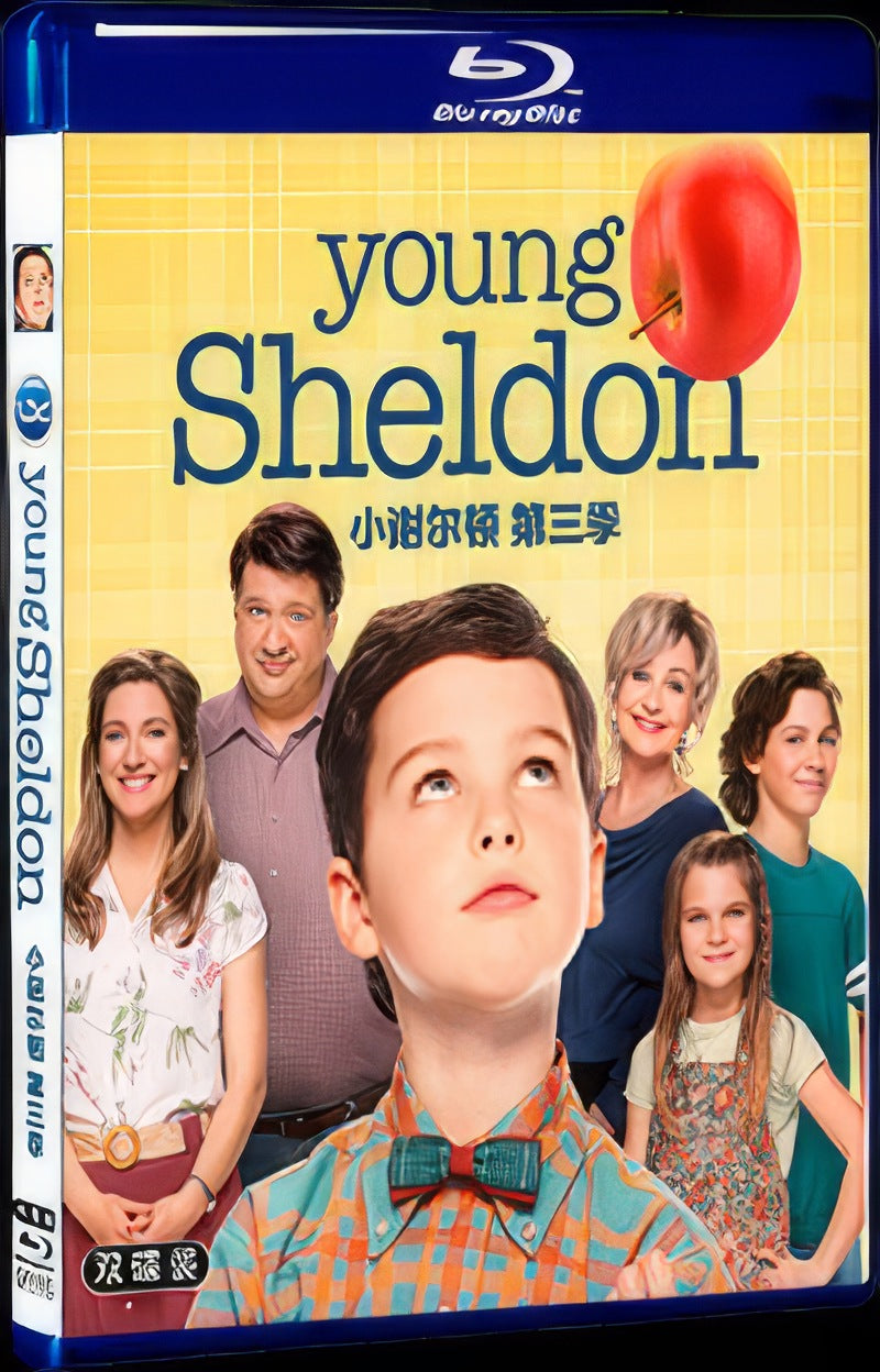 2019 Young Sheldon Season 3 Movie 2-Disc Box Set for Gift Collection Blu-ray