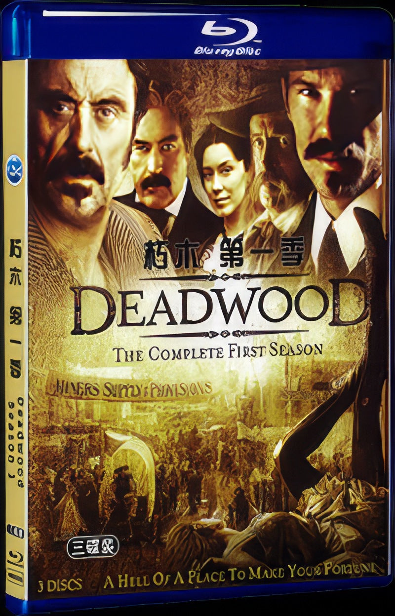 Deadwood Season 1 (2004) Movie 3-Disc Box Set for Gift Collection Blu-ray