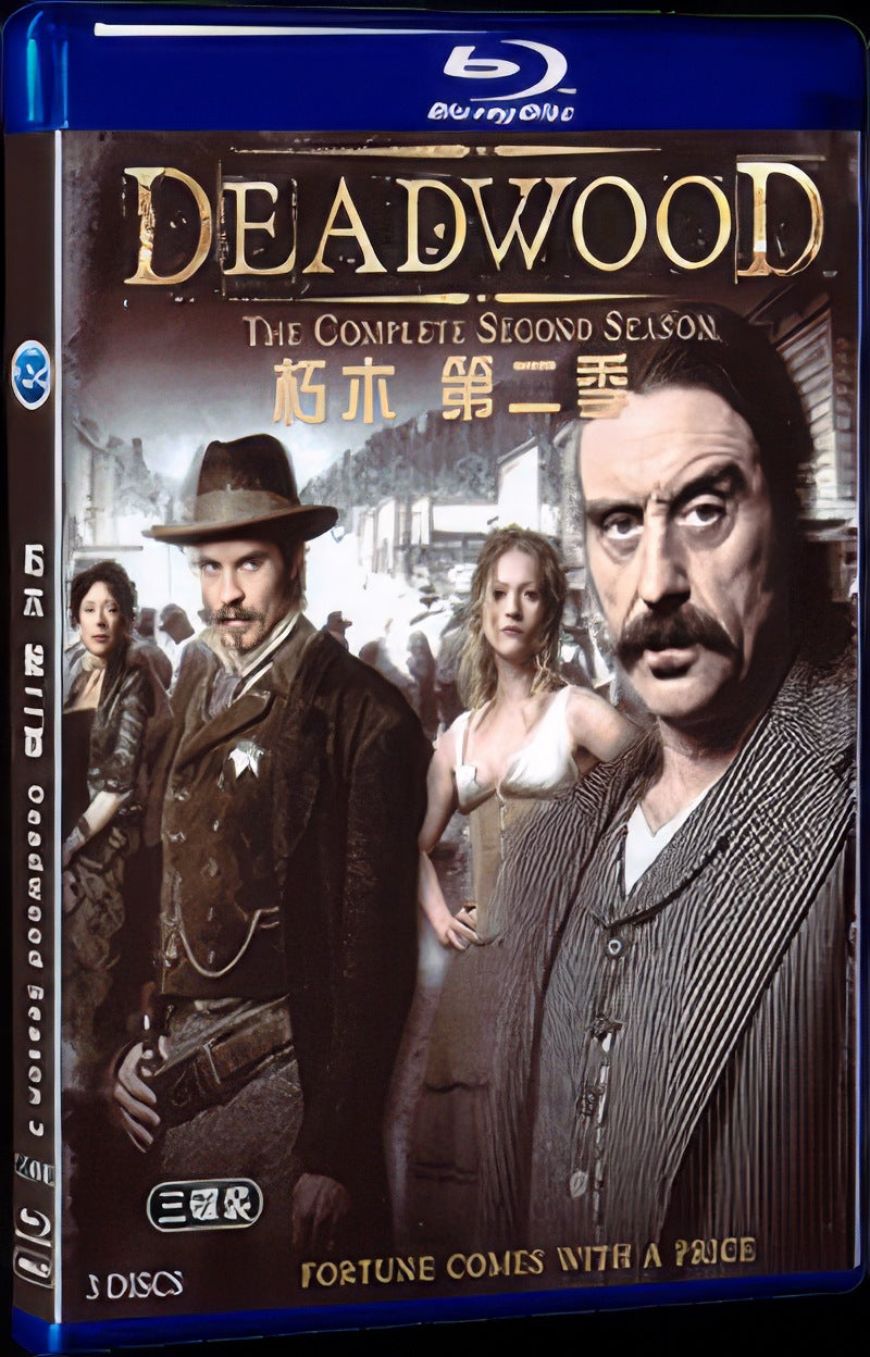 Deadwood Season 2 (2005) Movie 3-Disc Box Set for Gift Collection Blu-ray