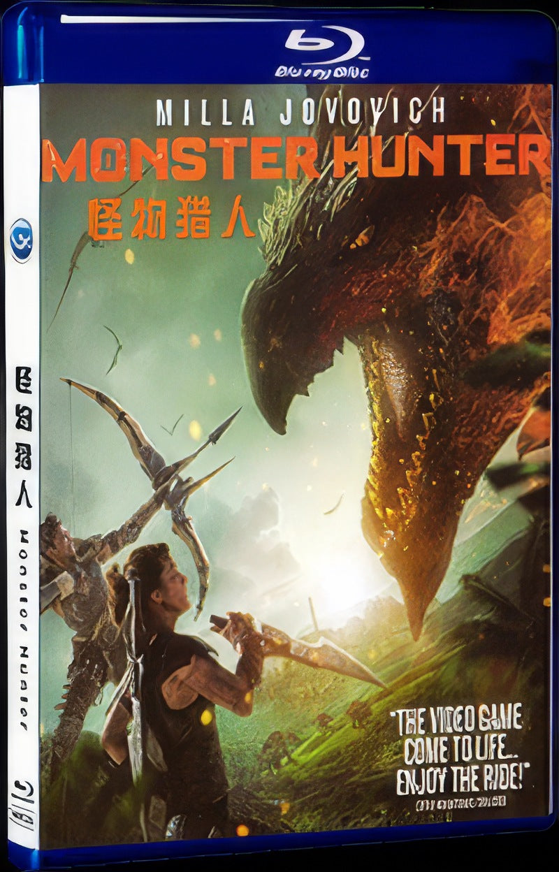 Monster Hunter (2020) Movie 1-Disc Box Set for Gift Collection Blu-ray