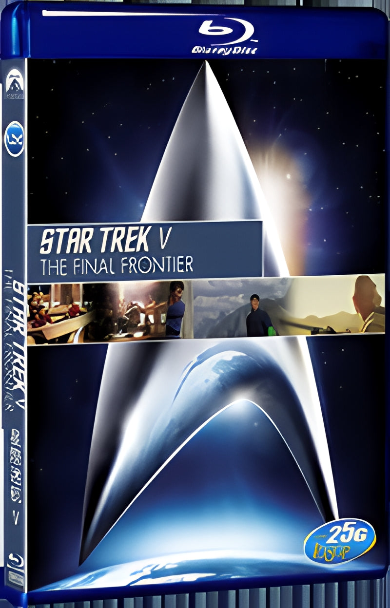 1989 Star Trek V: The Final Frontier 1080P for Gift 1-Disc All RegionPlay Seal Box Blu-ray