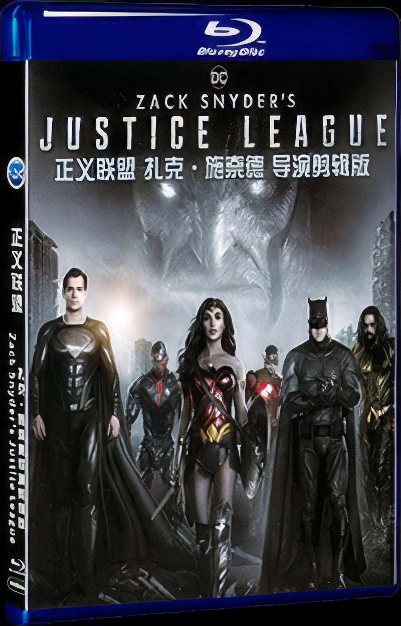 Zack Snyder's Justice League‎ (2021) Movie 2-Disc Box Set for Gift Collection Blu-ray