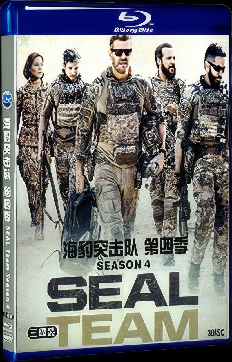 SEAL Team Season 4 (2020) Movie 3-Disc Box Set for Gift Collection Blu-ray
