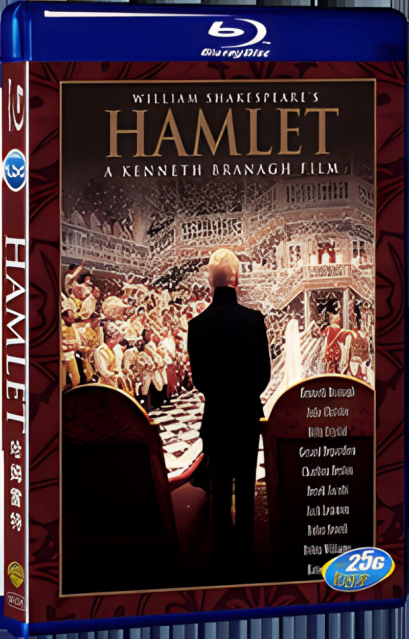 1996 Hamlet/William Shakespeare's Hamlet 1080P for Gift 1-Disc All RegionPlay Seal Box Blu-ray