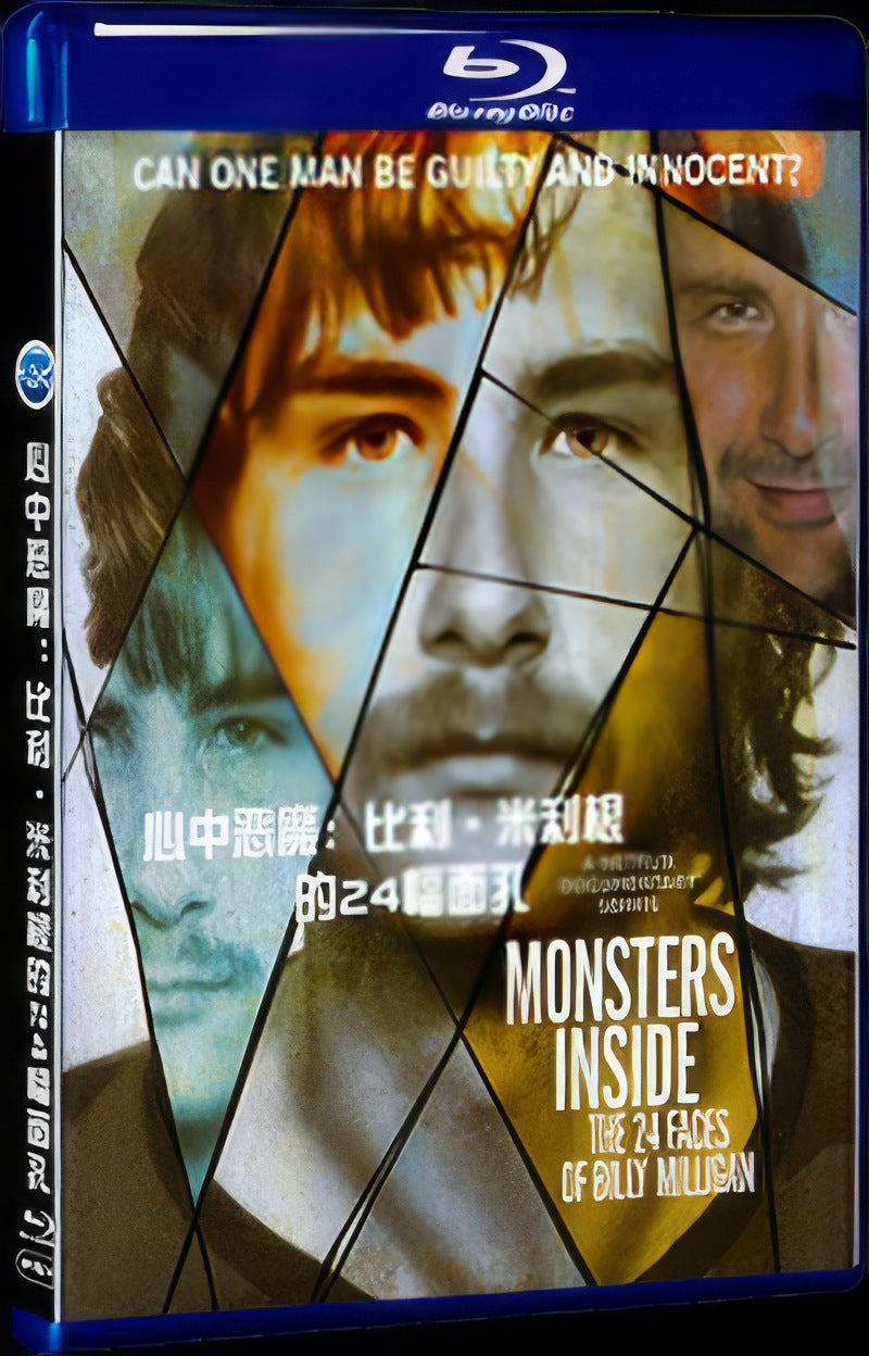 Monsters Inside: The 24 Faces of Billy Milligan (2021) Movie 1-Disc Box Set for Gift Collection Blu-ray