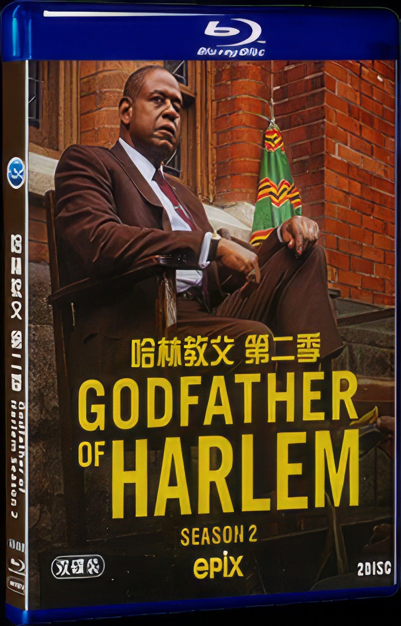 Godfather of Harlem Season 2 (2021) Movie 2-Disc Box Set for Gift Collection Blu-ray