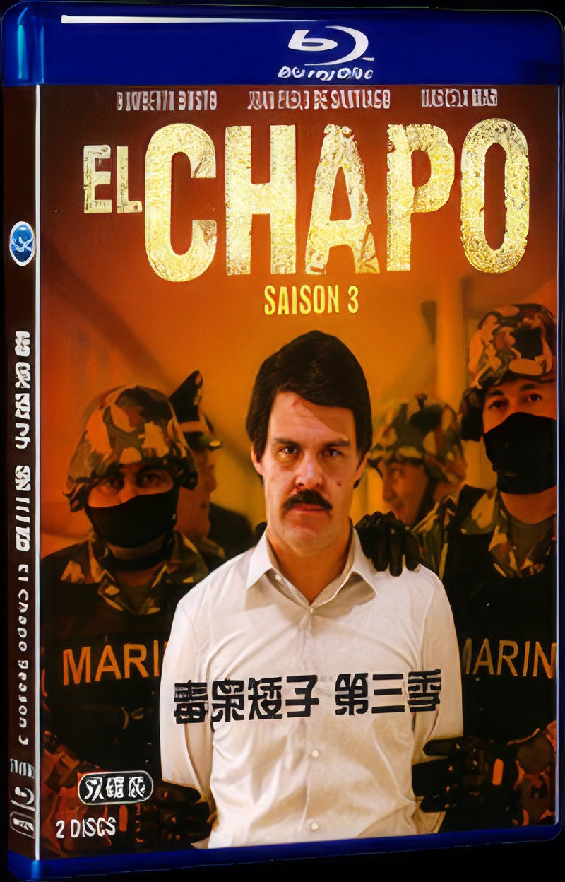 El Chapo Season 3 (2018) Movie 2-Disc Box Set for Gift Collection Blu-ray