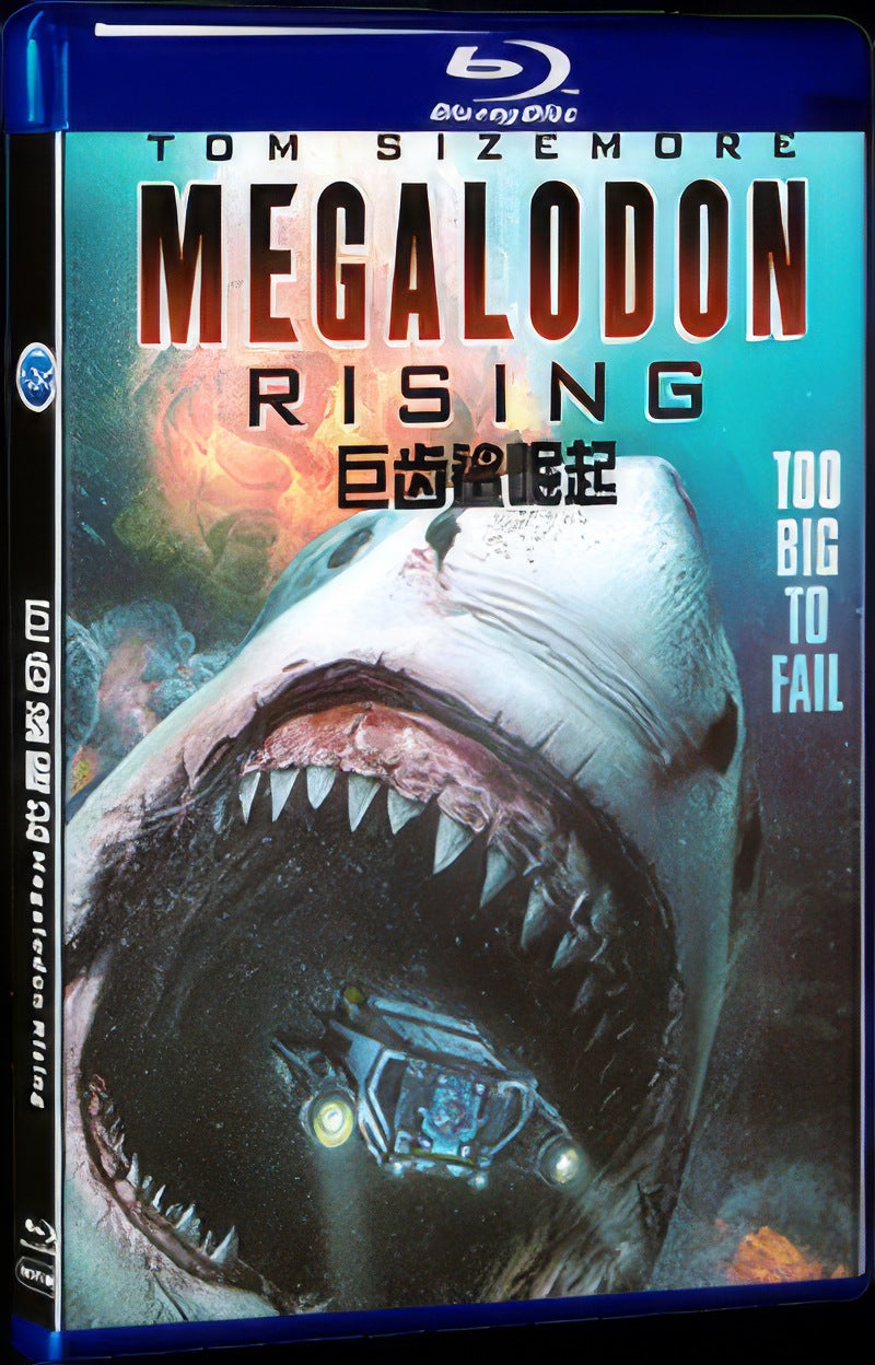 Megalodon Rising (2021) Movie 1-Disc Box Set for Gift Collection Blu-ray