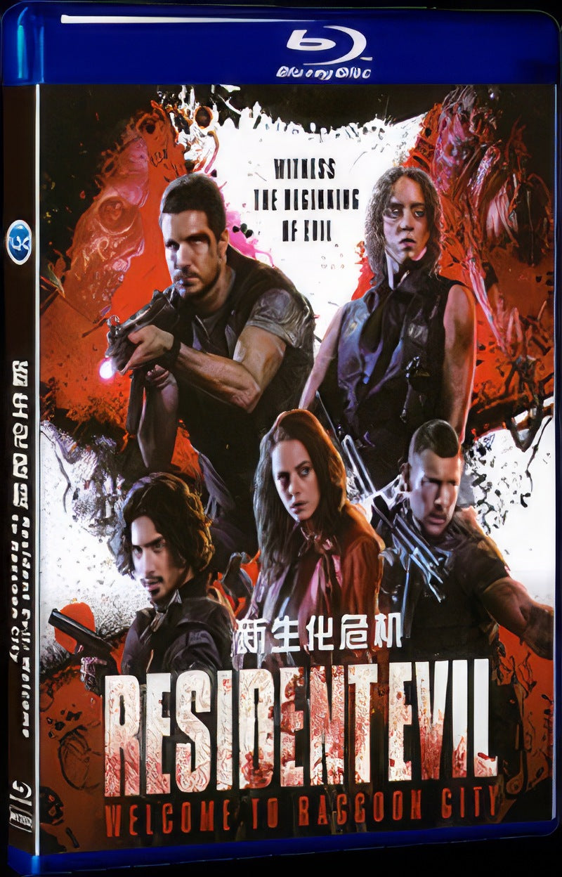 Resident Evil: Welcome to Raccoon City (2021) Movie 1-Disc Box Set for Gift Collection Blu-ray