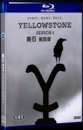 Yellowstone Season 4 (2021) Movie 2-Disc Box Set for Gift Collection Blu-ray