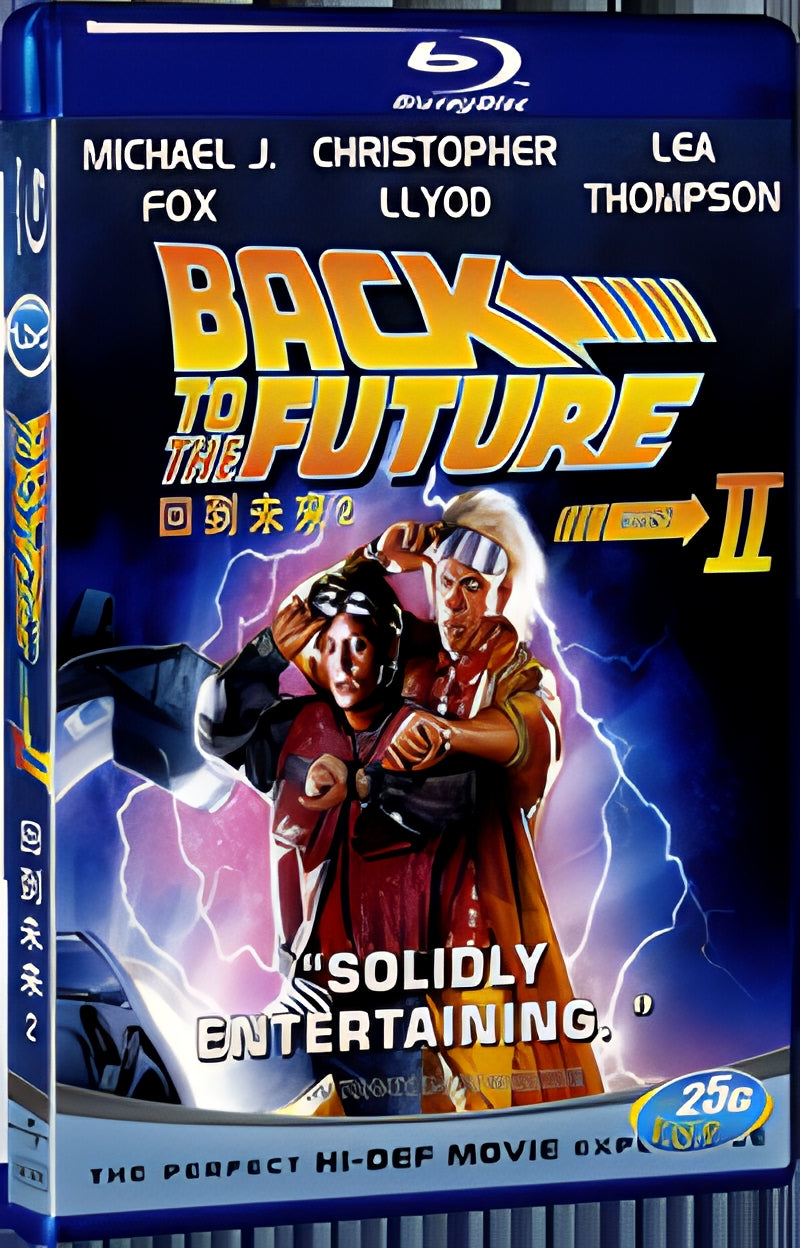 1989 Back to the Future Part II 1080P for Gift 1-Disc All RegionPlay Seal Box Blu-ray