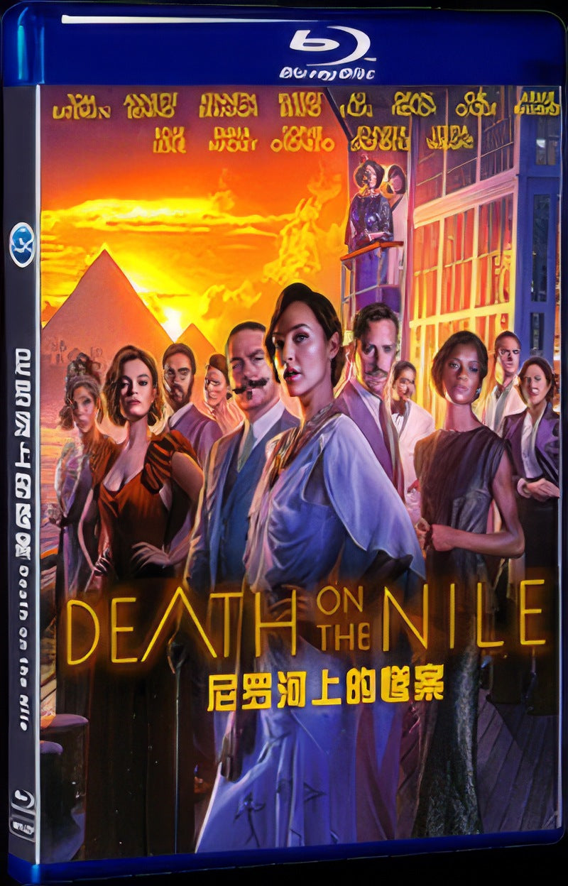 Death on the Nile (2022) Movie 1-Disc Box Set for Gift Collection Blu-ray