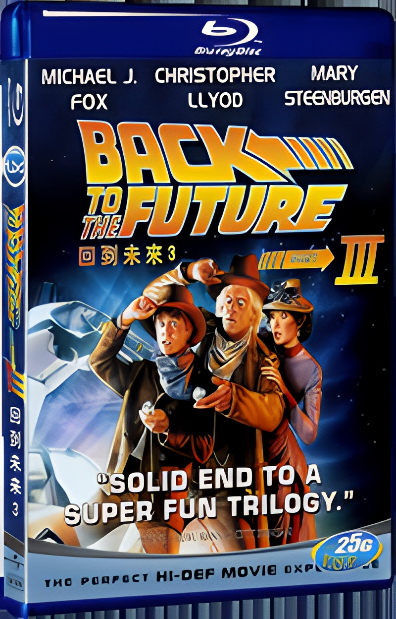 1990 Back to the Future Part III 1080P for Gift 1-Disc All RegionPlay Seal Box Blu-ray