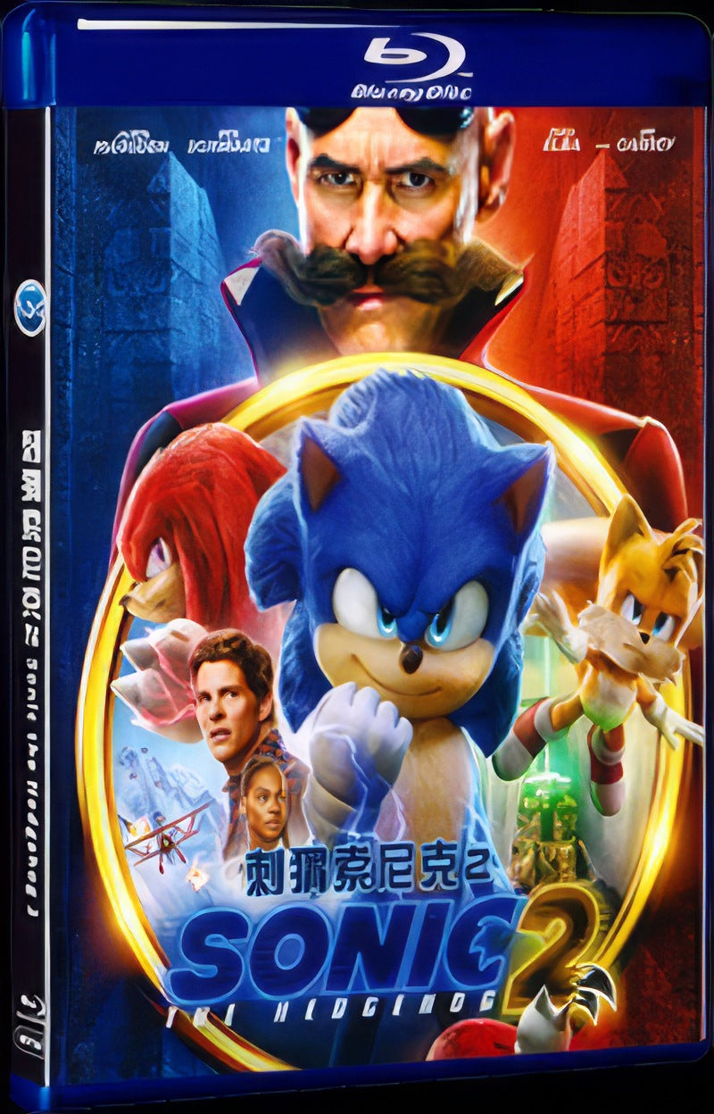 Sonic the Hedgehog 2 (2022) Movie 1-Disc Box Set for Gift Collection Blu-ray