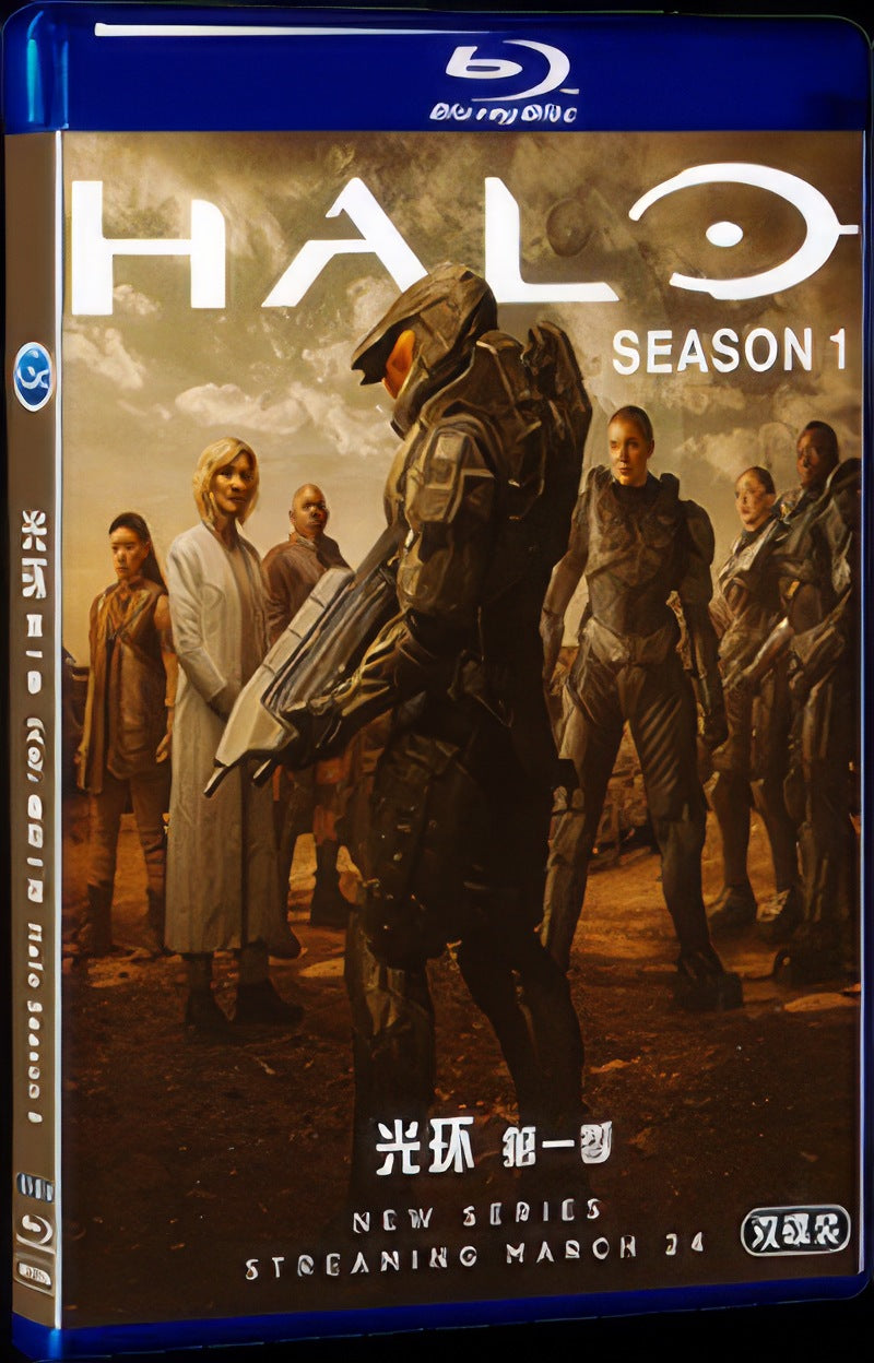 Halo Season 1 (2022) Movie 2-Disc Box Set for Gift Collection Blu-ray