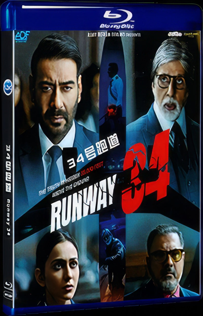 Runway 34 (2022) Movie 1-Disc Box Set for Gift Collection Blu-ray