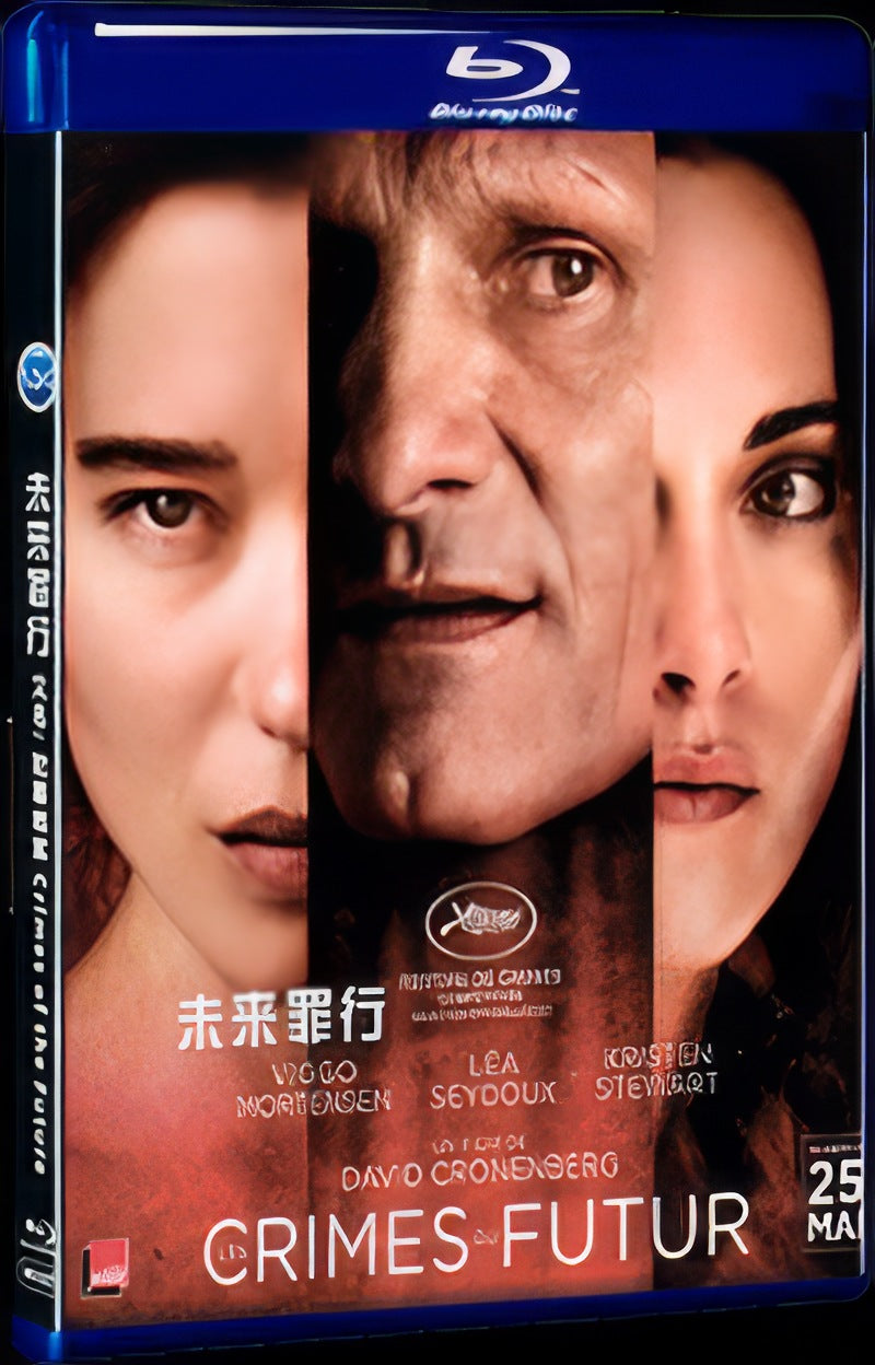 Crimes of the Future (2022) Movie 1-Disc Box Set for Gift Collection Blu-ray