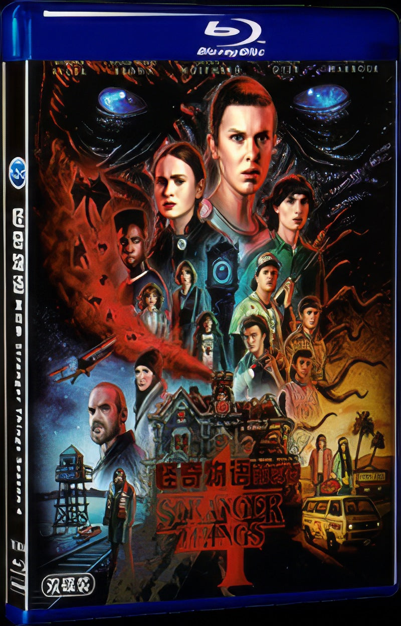 Stranger Things Season 4 (2022) Movie 2-Disc Box Set for Gift Collection Blu-ray