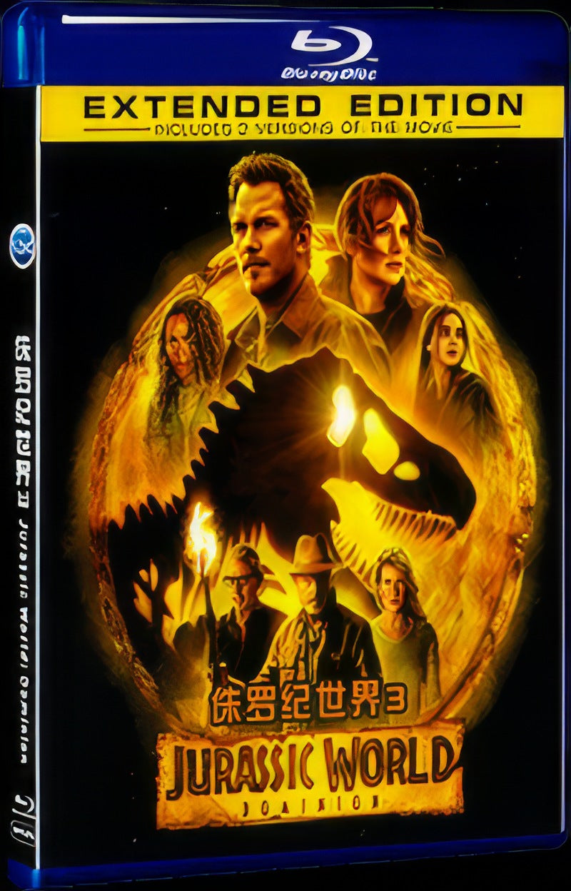 Jurassic World: Dominion (2022) Movie 1-Disc Box Set for Gift Collection Blu-ray