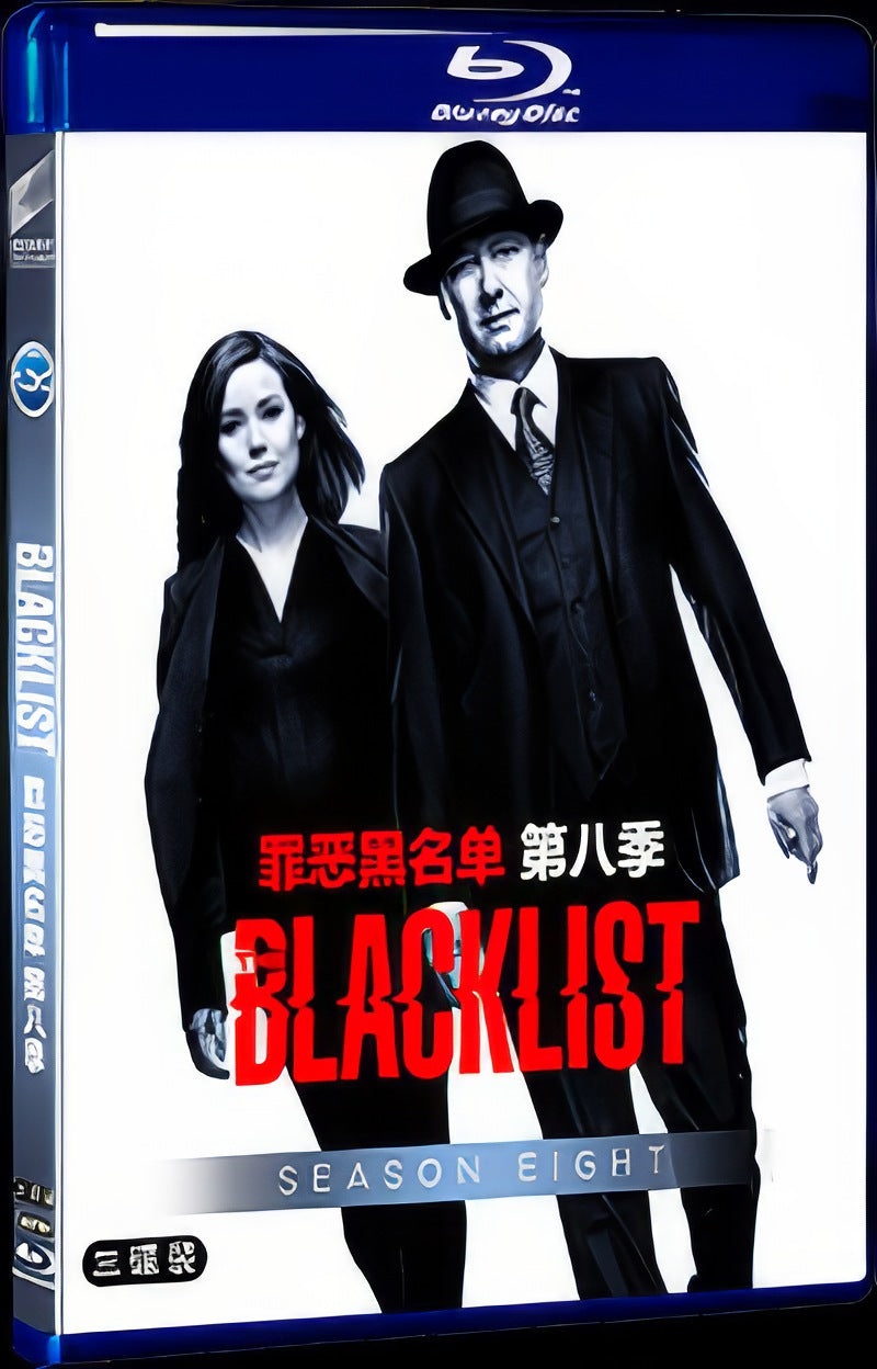 2020 The Blacklist Season 8 Movie 3-Disc Box Set for Gift Collection Blu-ray