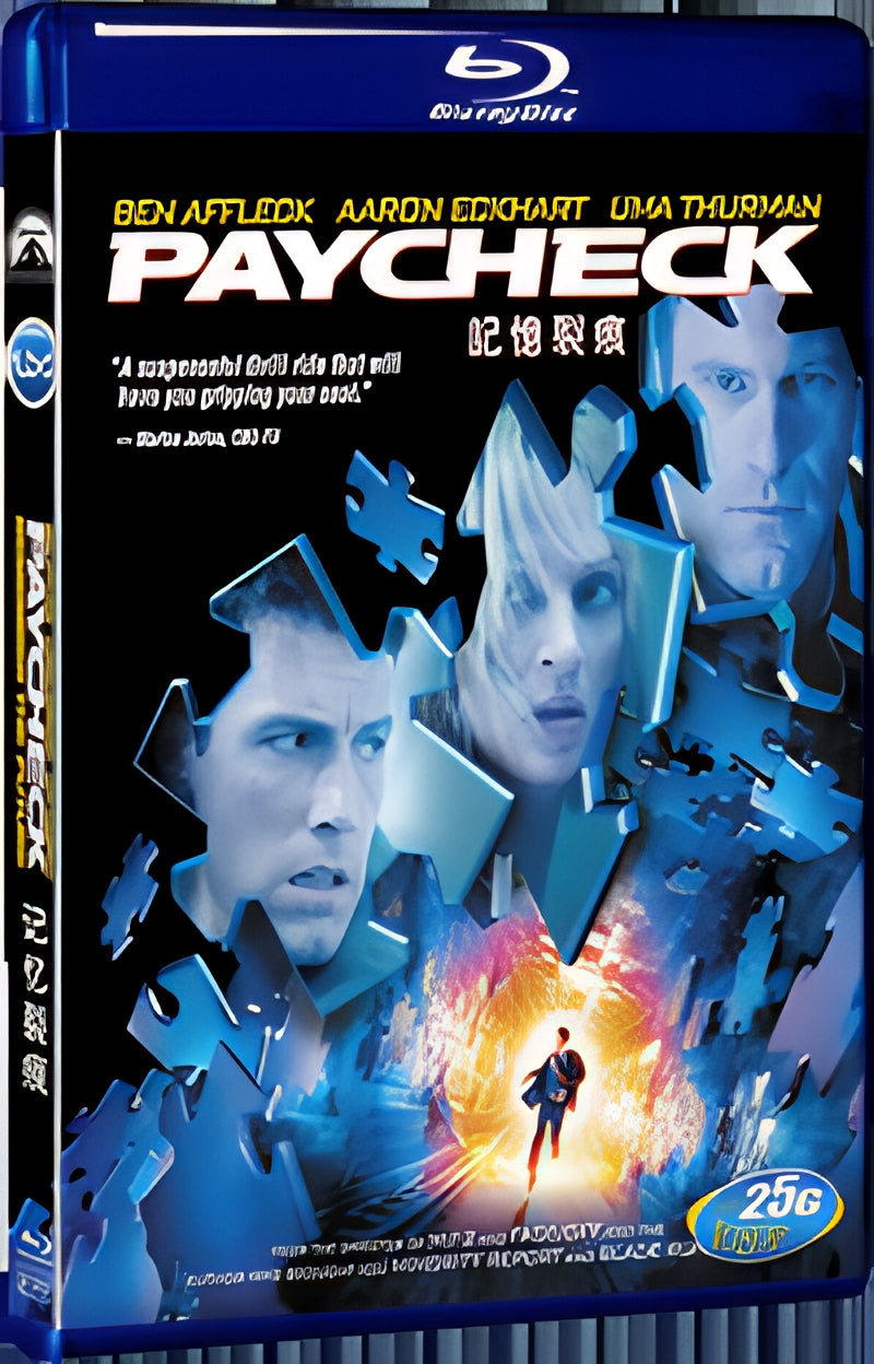 2003 Paycheck 1080P for Gift 1-Disc All RegionPlay Seal Box Blu-ray